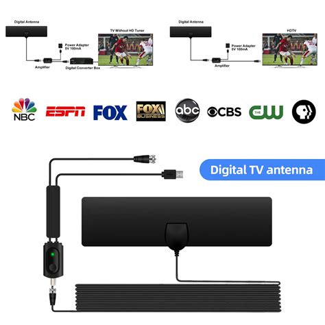 Buy Digital TV Converter Box With Antenna 1080P ATSC Converter Indoor