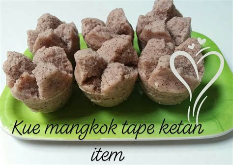Resep Kue Mangkok Tape Ketan Item Oleh Raniansyah Cookpad