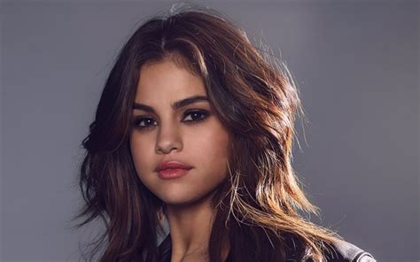 Download Wallpapers Selena Gomez Portrait American Singer Photoshoot