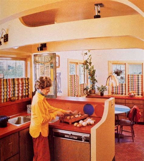 1976 retro kitchen vintage interior design vintage interiors retro interior