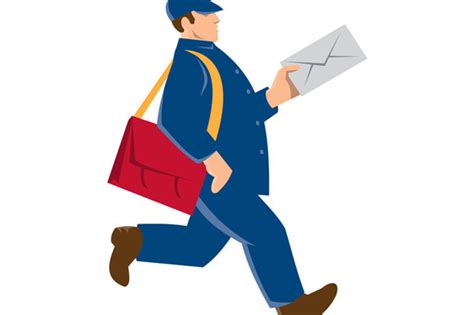 Mailman Postal Worker Delivery Man ~ Illustrations On Creative Market