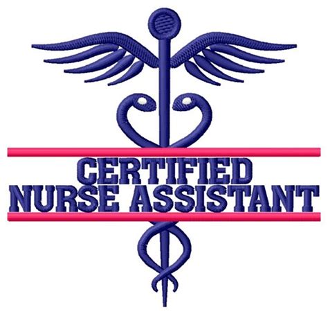 Certified Nurse Assistant Embroidery Design Annthegran