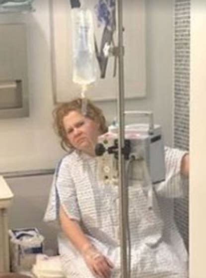 amy schumer warns women in 20s with image of herself hooked to an iv drip the tribune india