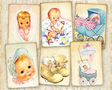 Choose a brand you know they love and trust. Vintage baby cards Greeting cards Gift tags Digital cards ...