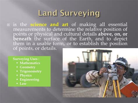 Ppt Land Surveys Site Location And Map Reading Powerpoint