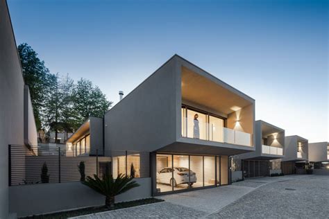 Seven Stylish Houses Form A Modern Development In Portugal