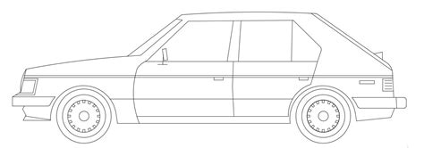 Four Wheeler Car Design 2d Autocad Vehicle Blocks Free Download Cadbull