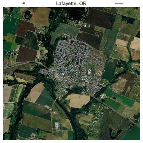 Aerial Photography Map Of Lafayette Or Oregon