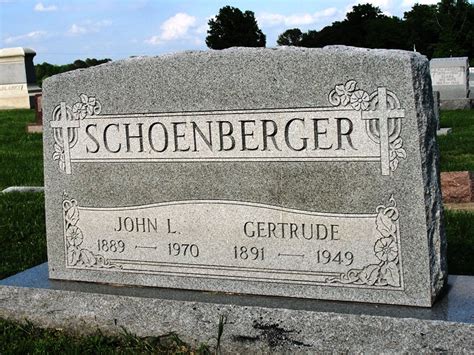 Gertrude Borgsmiller Schoenberger 1891 1949 Find A Grave Memorial