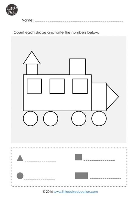 The best source for free shapes worksheets. Count The Simple Shapes Worksheets | 99Worksheets