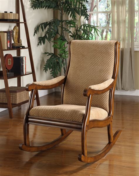 Furniture Of America Betty Rocking Chair Antique Oak