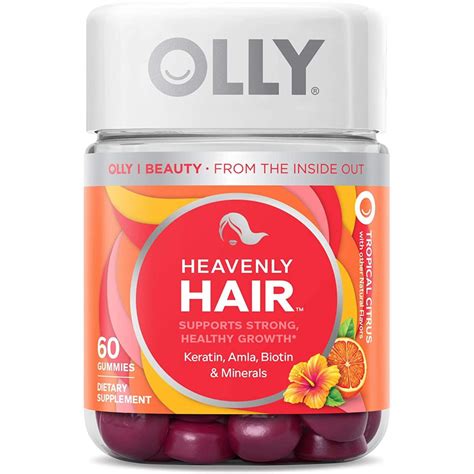 Olly Heavenly Hair Gummies Supports Strong Healthy Hair Growth