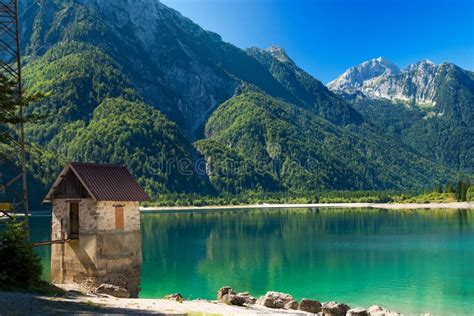Lago Del Predil Friuli Italy Stock Image Image Of Alpine Lago