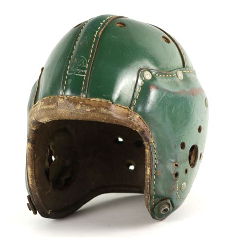 Lot Detail 1950s Early Macgregor Model H612 Leather Football Helmet