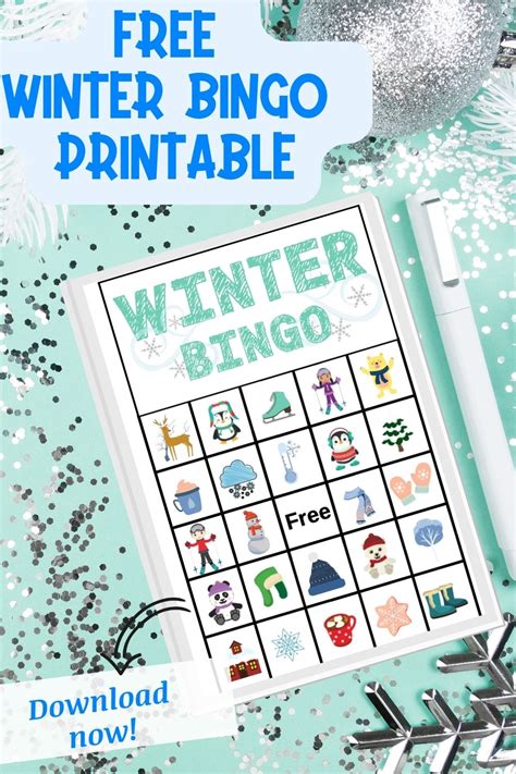 Free Printable Winter Bingo Game For Kids The Organized Mom