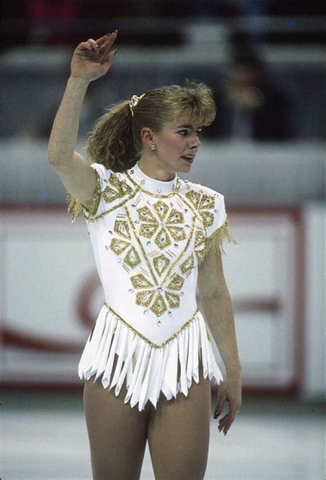 tonya harding after performing her free skate during the u s figure skating championships in