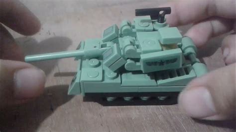 Lego Mini Tank How To Build Youtube