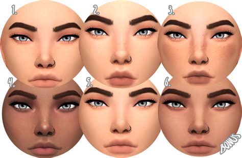 Download Transparent Top 5 Skin Overlays Jogo The Sims 4 The Sims 4