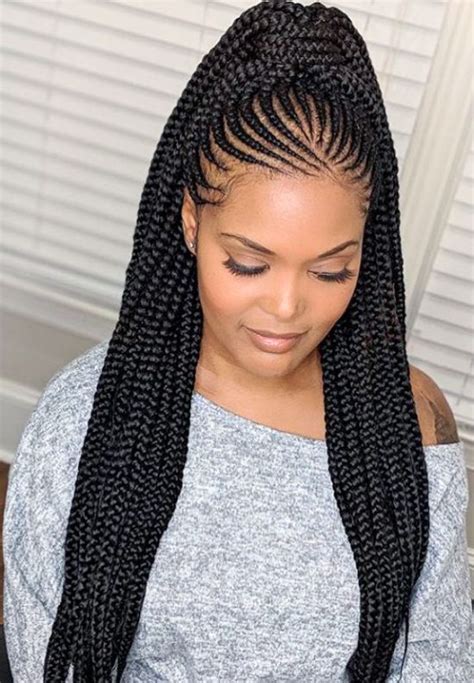 Half Braided Hairstyles For Black Hair Jf Guede