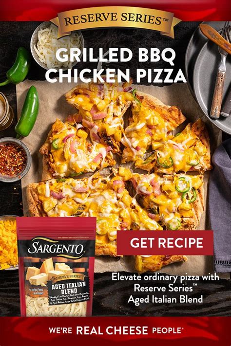 Bbq Chicken Grilled Pizza Sargento Foods Incorporated Recipe