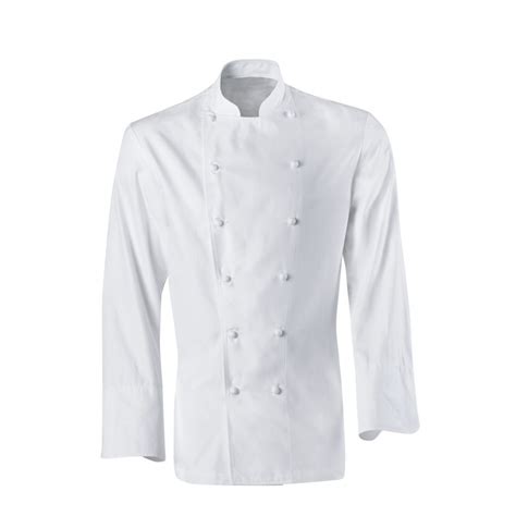 L'avant de la veste est en tencel polyester et le dos et les manches en maille. VESTE DE CUISINE GRAND CHEF BLANCHE ML AVEC POCHE POITRINE