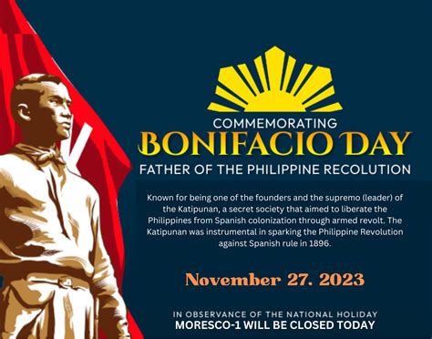 November 27 2023 Is Andres Bonifacio Day Moresco 1
