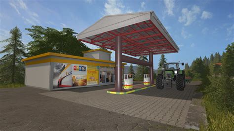 Fs17 Shell Gas Station V 10 Shell Tankstelle Objects Mod Für Farming