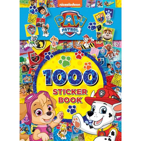 Paw Patrol 1000 Sticker Book Big W