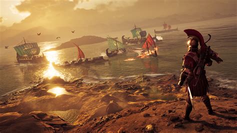 Assassin's Creed Odyssey - Naval Battle Volcanic Islands 4k Ultra HD