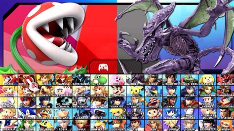 Super Smash Bros Ultimate All Characters And Alternate Costumes