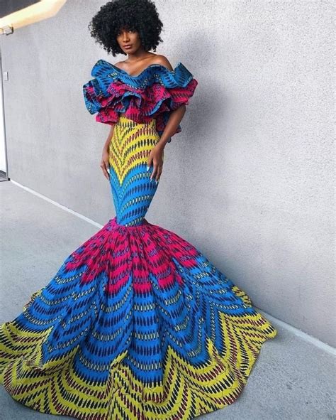 African Mermaid Dressafrican Wedding Dress African Prom Etsy