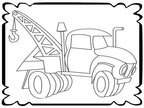 Here is a collection of 25 coloring pages of trucks for kids who love watching all kinds of trucks. Tow Truck Coloring Pages at GetColorings.com | Free ...