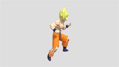 Ssj Goku Download Free 3d Model By 202699645 91bb456 Sketchfab