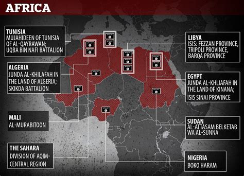 How Isis Are Extending Their Reach In South East Asia And Africa Daily Mail Online