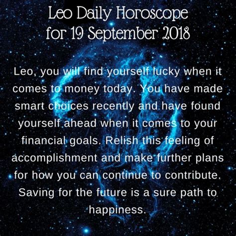 Leo Daily Horoscope Idsilope