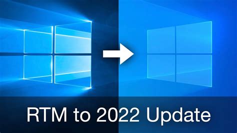 Updating Windows 10 Rtm To 2022 Update Youtube