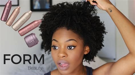 my softest wash n go ever ft new form beauty youtube