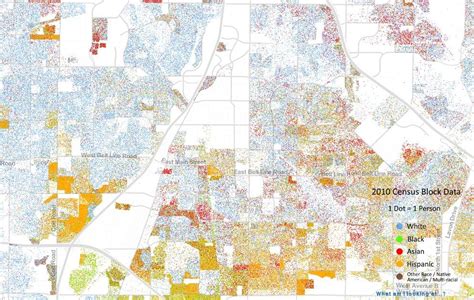 The Wheel Richardson S Racial Dot Map