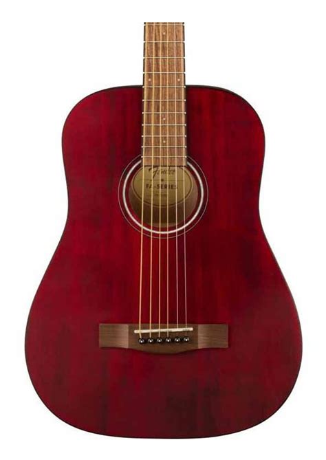 Guitarra Acustica 3/4 Roja Fender | Mercado Libre