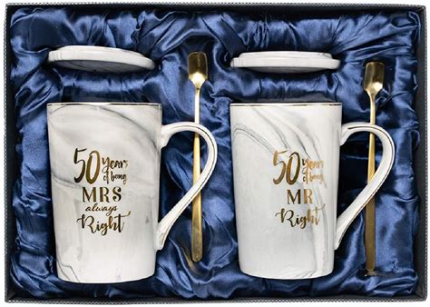 What are traditional milestone anniversary gifts? 50th anniversary gifts for couple, 50th Wedding ...