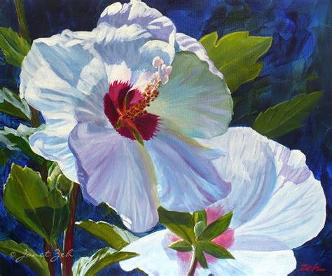 Janet Zeh Original Art Watercolor And Oil Paintings White