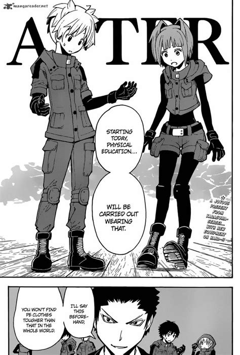 A weird class kicks off in the super smart prep school! Assassination Classroom Ch.97 page 23 at www.Mangago.me ...