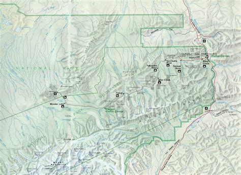 Denali National Park Campground Map