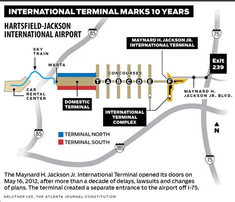 Atlanta Airports International Terminal Not As Busy At 10th