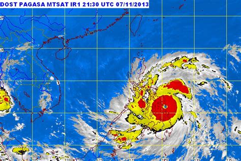 Typhoon Yolanda As Of 5am November 8