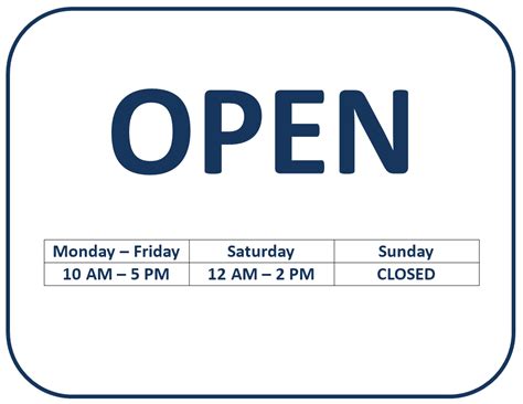 Were Open Sign Templates At