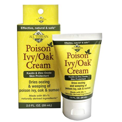 All Terrain Natural Poison Ivyoak Cream 2oz Helps Relieve Dry Rashes