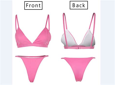 2018 New Sexy Women Push Up Padded Bandage Bikini Set Swimsuit Triangle Swimwear Bathing Candy