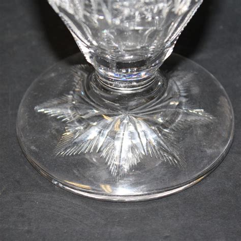 Bargain John S Antiques Antique Brilliant Cut Glass Celery Vase Signed Clark 9 Height