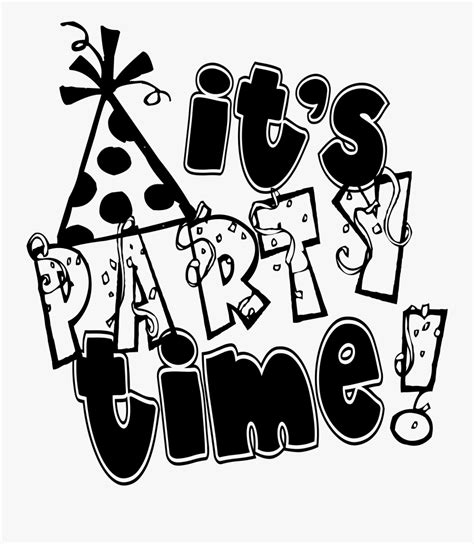 Its Party Time Kids Free Transparent Clipart Clipartkey